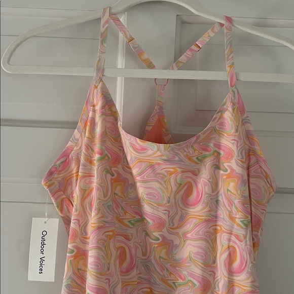 Outdoor voices the exercise dress M pink marble - Picture 3 of 4